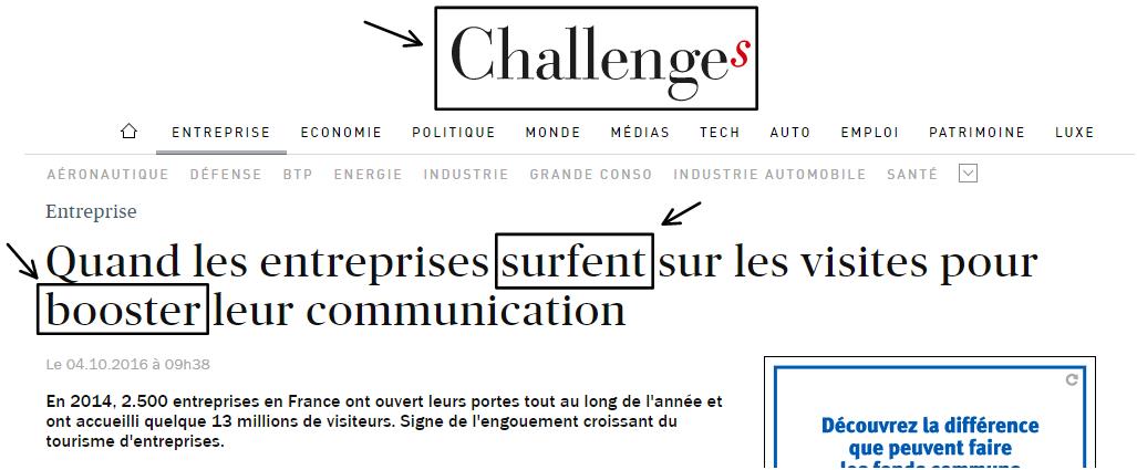 Écrivez-vous en franglais?