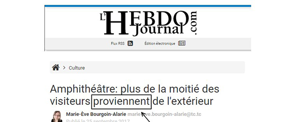 D'où (pro)venez-vous?