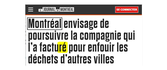 Montréal : masculin ou féminin?