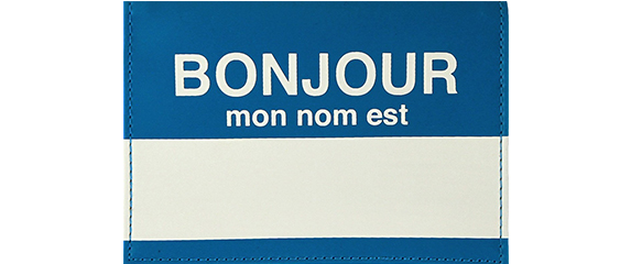 « Mon nom est... » n'est plus un anglicisme