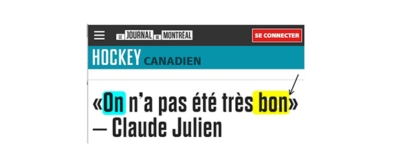 Accord avec « on » : « bon » ou « bons »?