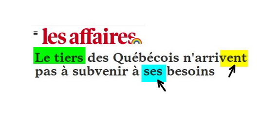 Fraction et pourcentage : singulier ou pluriel?
