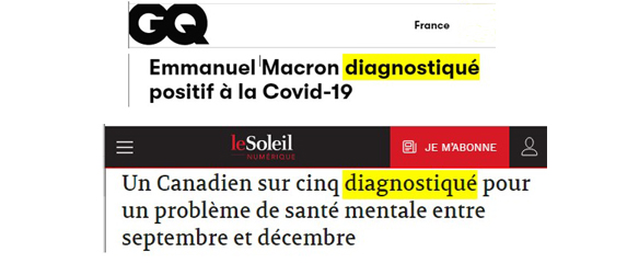 Peut-on « diagnostiquer » une personne?