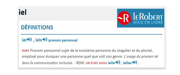 Le Robert a inclus «iel» dans sa liste de mots nouveaux