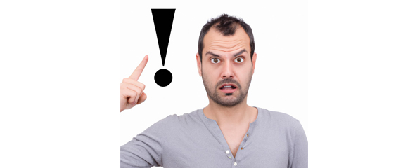 Un point d'exclamation oublié peut couter* cher...