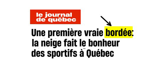 « Toute une bordée! » - La petite histoire de ce québécisme